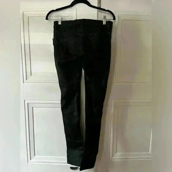 Free people black jeans with silver shimmer - Picture 8 of 8